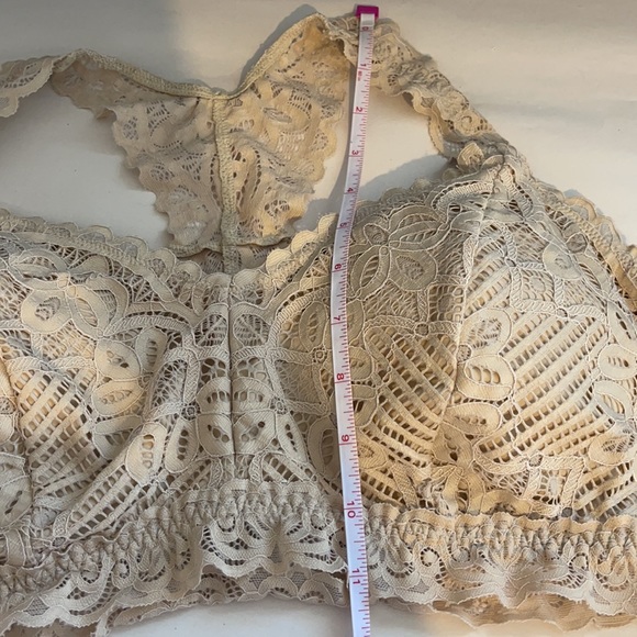 Maurices-Vintage Lace Racerback Bralette in Nude-Women’s size XL - Picture 10 of 10